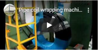 vertical hose coil wrapping packing
